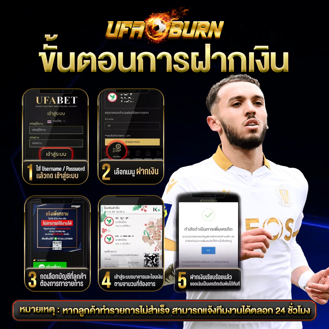 ขั้นตอนการฝากเงิน